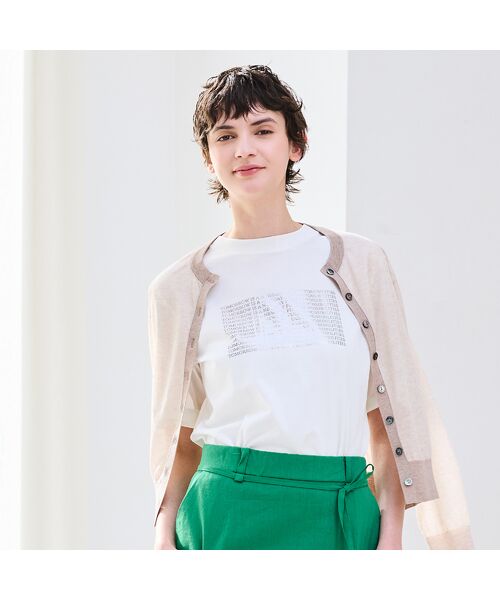 R-ISM / リズム カーディガン・ボレロ | 【吸湿・清涼感・洗える】シアーニットクルーカーディガン | 詳細3