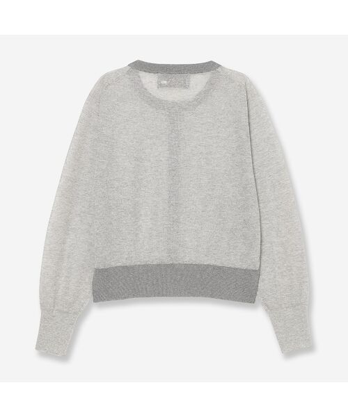 R-ISM / リズム カーディガン・ボレロ | 【吸湿・清涼感・洗える】シアーニットクルーカーディガン | 詳細10