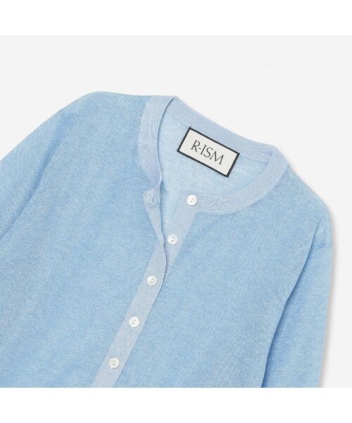 R-ISM / リズム カーディガン・ボレロ | 【吸湿・清涼感・洗える】シアーニットクルーカーディガン | 詳細12