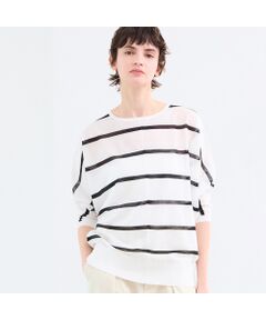 R-ISM / リズム ニット・セーター | 【吸湿・清涼感・洗える】シアーニットクループルオーバー