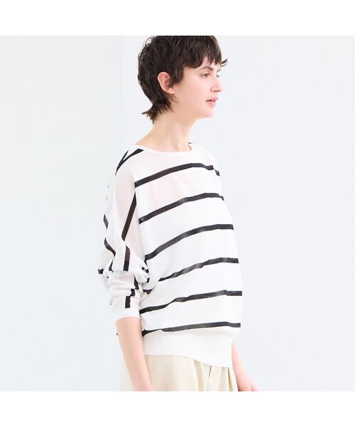 R-ISM / リズム ニット・セーター | 【吸湿・清涼感・洗える】シアーニットクループルオーバー | 詳細10