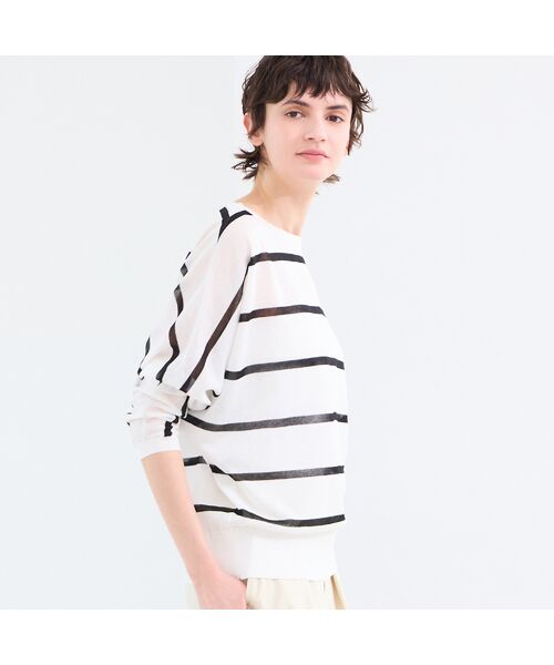 R-ISM / リズム ニット・セーター | 【吸湿・清涼感・洗える】シアーニットクループルオーバー | 詳細11