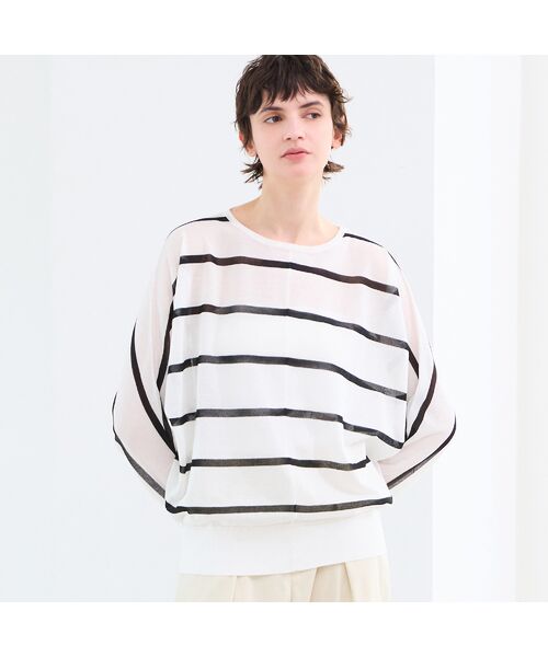 R-ISM / リズム ニット・セーター | 【吸湿・清涼感・洗える】シアーニットクループルオーバー | 詳細3