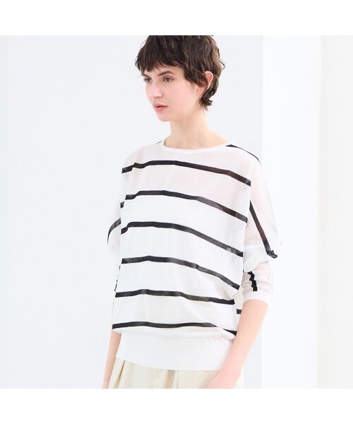 R-ISM / リズム ニット・セーター | 【吸湿・清涼感・洗える】シアーニットクループルオーバー | 詳細5