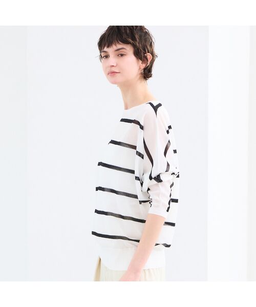 R-ISM / リズム ニット・セーター | 【吸湿・清涼感・洗える】シアーニットクループルオーバー | 詳細6