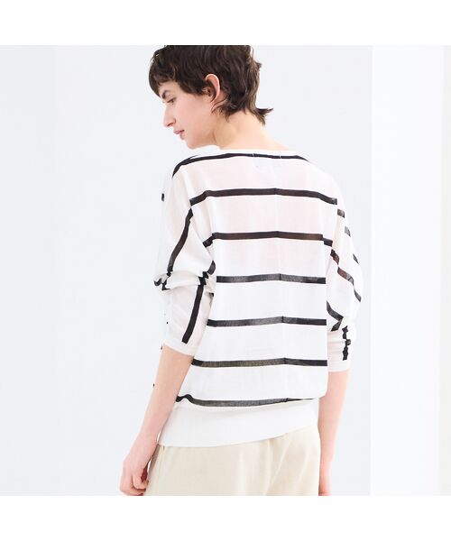 R-ISM / リズム ニット・セーター | 【吸湿・清涼感・洗える】シアーニットクループルオーバー | 詳細7