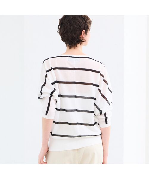 R-ISM / リズム ニット・セーター | 【吸湿・清涼感・洗える】シアーニットクループルオーバー | 詳細8