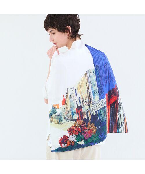 R-ISM / リズム バンダナ・スカーフ | 【トレンドアイテム・洗える】ランドスケーププリントスカーフ | 詳細8