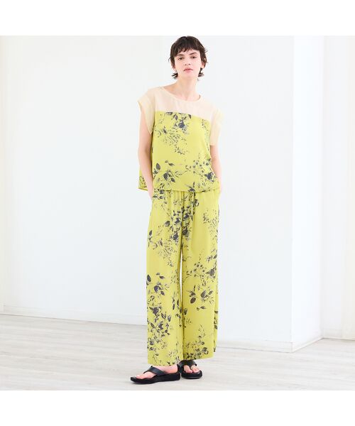 R-ISM / リズム その他パンツ | 【セットアップ対応・洗える・S/M/Lサイズ】ボタニカルプリントイージーパンツ | 詳細4