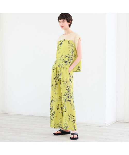 R-ISM / リズム その他パンツ | 【セットアップ対応・洗える・S/M/Lサイズ】ボタニカルプリントイージーパンツ | 詳細5