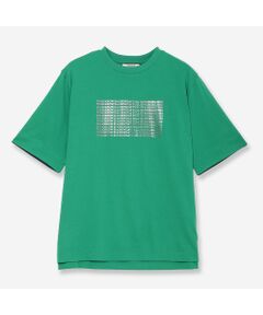 R-ISM / リズム カットソー | 【人気アイテム・接触冷感・洗える】シルバーホイルプリントTシャツ
