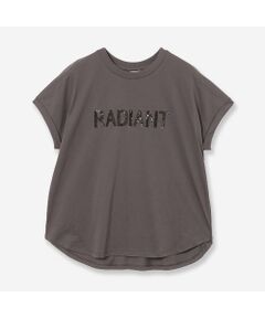 R-ISM / リズム カットソー | 【接触冷感・洗える】スパンコールロゴTシャツ（RADIANT）