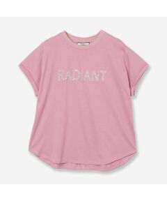 R-ISM / リズム カットソー | 【接触冷感・洗える】スパンコールロゴTシャツ（RADIANT）