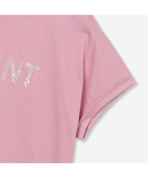 R-ISM / リズム カットソー | 【接触冷感・洗える】スパンコールロゴTシャツ（RADIANT） | 詳細8
