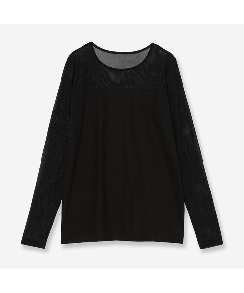 R-ISM / リズム カットソー | 【新色登場・接触冷感・洗える】シアーコンビカットソー | 詳細9