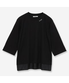 R-ISM / リズム カットソー | 【接触冷感・洗える】タフタコンビロゴカットソー