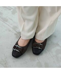 Riz raffinee / リズラフィーネ パンプス | 【3E】バックルリボンモチーフパンプス