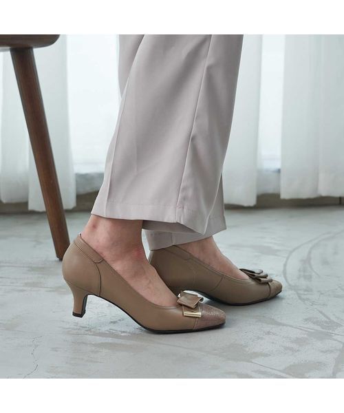 Riz raffinee / リズラフィーネ パンプス | スクエアトゥモチーフパンプス | 詳細18