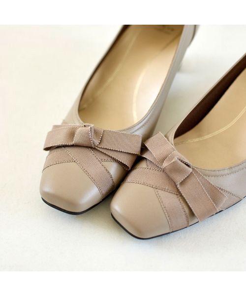Riz raffinee / リズラフィーネ パンプス | 【3E】グログランリボンパンプス | 詳細27