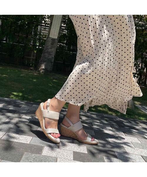 Riz raffinee / リズラフィーネ サンダル | ダブルストラップウエッジサンダル | 詳細10