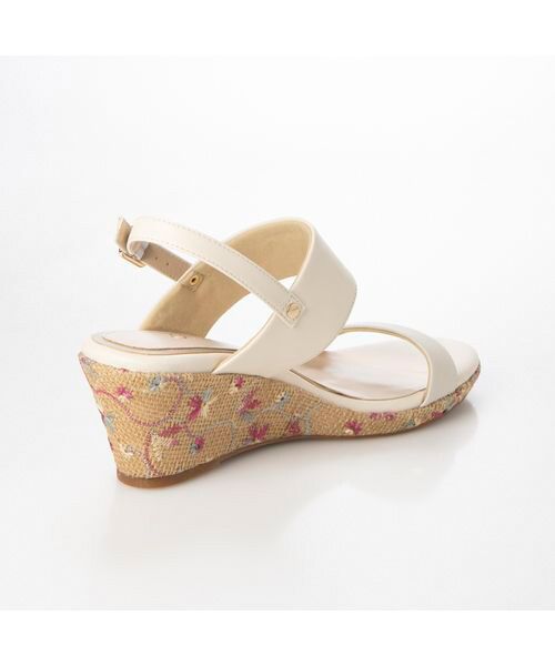 Riz raffinee / リズラフィーネ サンダル | ダブルストラップウエッジサンダル | 詳細3