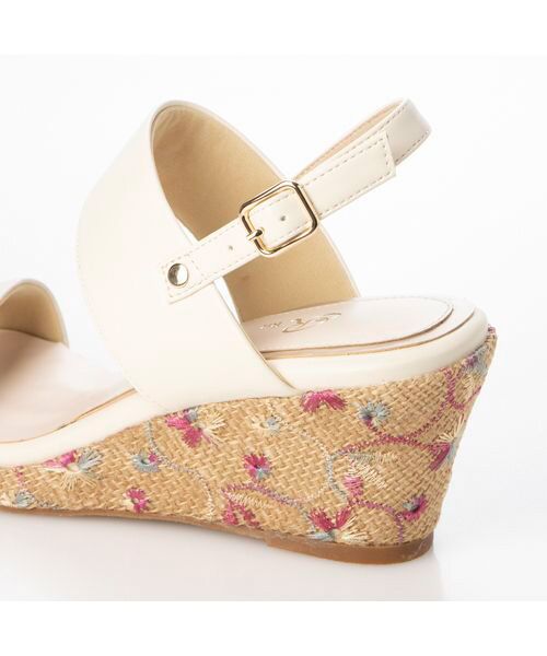 Riz raffinee / リズラフィーネ サンダル | ダブルストラップウエッジサンダル | 詳細6