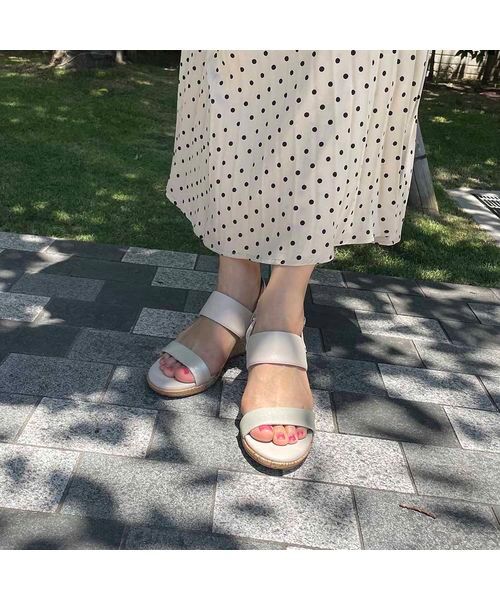 Riz raffinee / リズラフィーネ サンダル | ダブルストラップウエッジサンダル | 詳細7