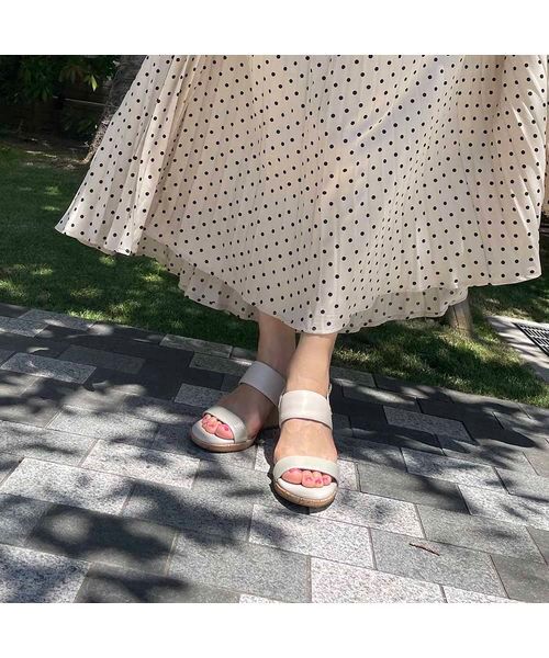 Riz raffinee / リズラフィーネ サンダル | ダブルストラップウエッジサンダル | 詳細8