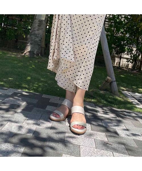 Riz raffinee / リズラフィーネ サンダル | ダブルストラップウエッジサンダル | 詳細9