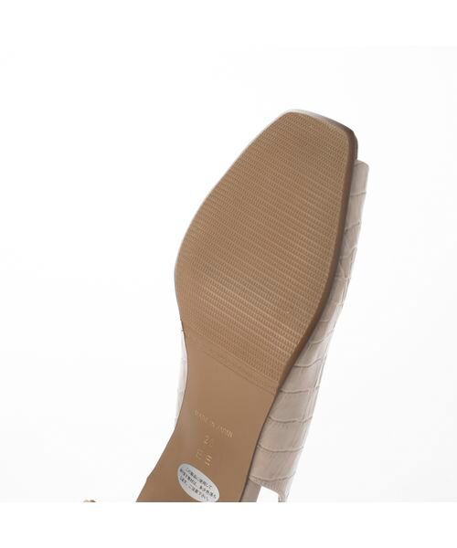 Riz raffinee / リズラフィーネ サンダル | スクエアカットバックベルトサンダル | 詳細19