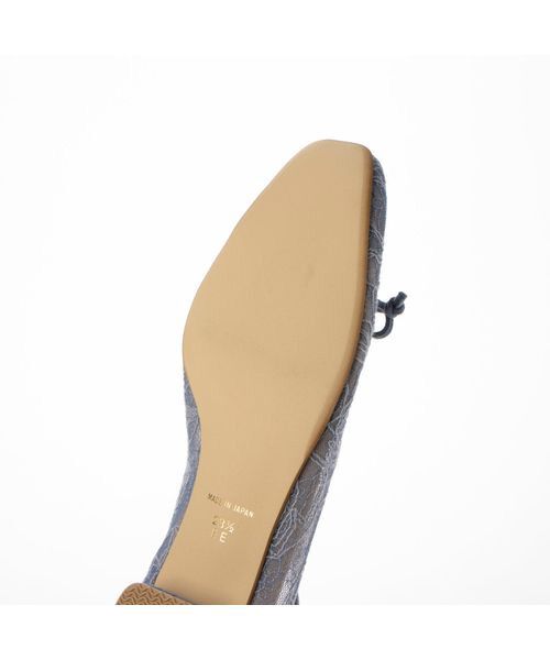 Riz raffinee / リズラフィーネ サンダル | リボン付きレースフラットシューズ | 詳細4