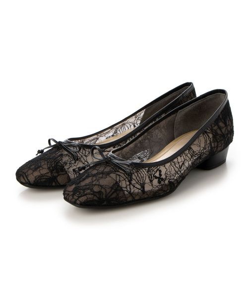 Riz raffinee / リズラフィーネ サンダル | リボン付きレースフラットシューズ | 詳細6