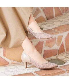 Riz raffinee / リズラフィーネ パンプス | ポインテッドトゥレースパンプス