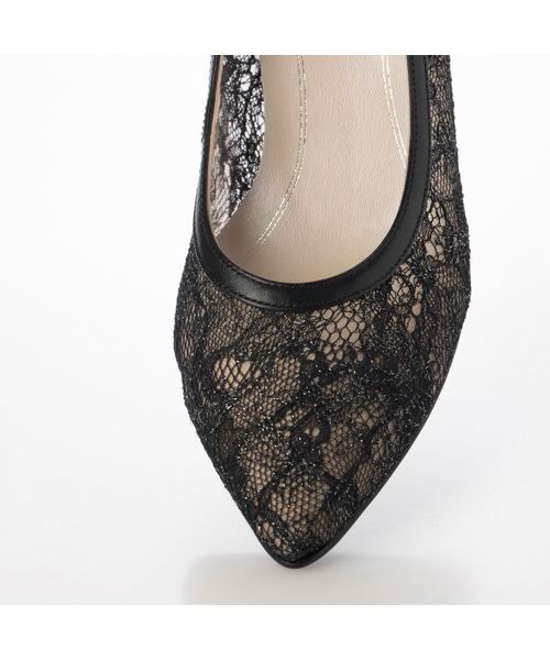 Riz raffinee / リズラフィーネ パンプス | ポインテッドトゥレースパンプス | 詳細13