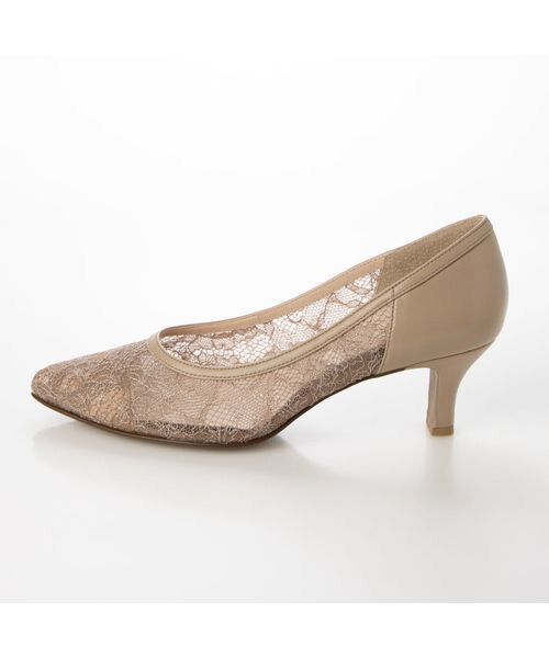 Riz raffinee / リズラフィーネ パンプス | ポインテッドトゥレースパンプス | 詳細15