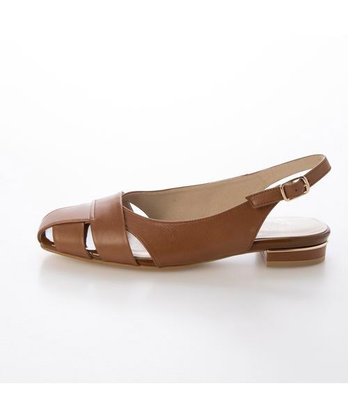 Riz raffinee / リズラフィーネ フラットシューズ | グルカデザインバックベルトパンプス | 詳細1