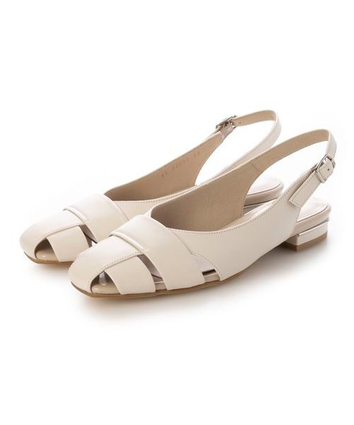 Riz raffinee / リズラフィーネ フラットシューズ | グルカデザインバックベルトパンプス | 詳細6