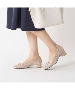Riz raffinee / リズラフィーネ パンプス | スクエアトゥリボンパンプス