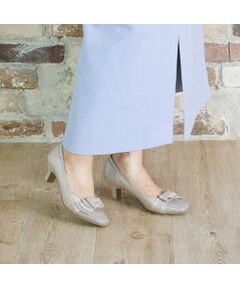 Riz raffinee / リズラフィーネ パンプス | 【高機能】スクエアドレープパンプス