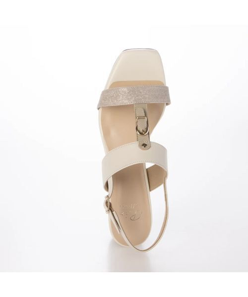 Riz raffinee / リズラフィーネ サンダル | 【3E】スクエアトゥのヒールサンダル | 詳細3