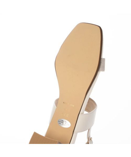 Riz raffinee / リズラフィーネ サンダル | 【3E】スクエアトゥのヒールサンダル | 詳細4