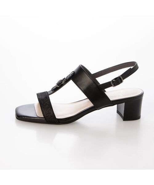 Riz raffinee / リズラフィーネ サンダル | 【3E】スクエアトゥのヒールサンダル | 詳細6