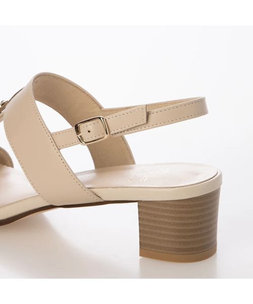 Riz raffinee / リズラフィーネ サンダル | 【3E】スクエアトゥのヒールサンダル | 詳細15