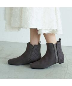 Riz raffinee / リズラフィーネ ブーツ（ショート丈） | ビジュー付きキルティングブーツ