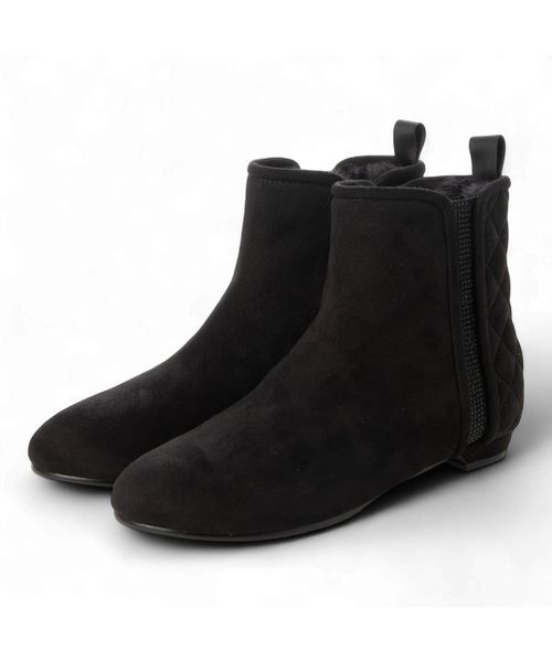 Riz raffinee / リズラフィーネ ブーツ（ショート丈） | ビジュー付きキルティングブーツ | 詳細1