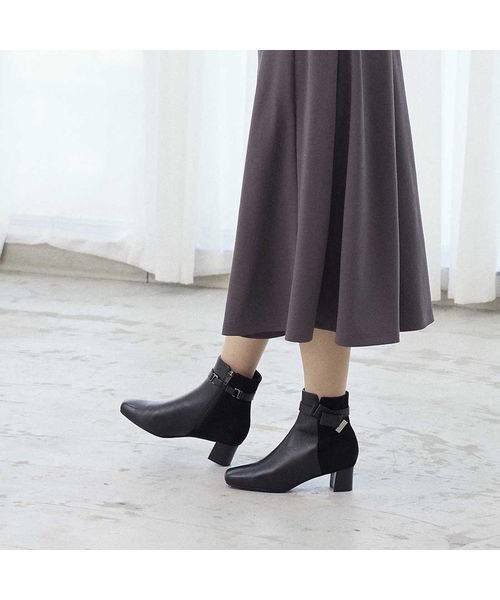 Riz raffinee / リズラフィーネ ブーツ（ショート丈） | リボンモチーフ付きショートブーツ | 詳細10