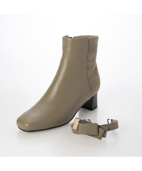 Riz raffinee / リズラフィーネ ブーツ（ショート丈） | リボンモチーフ付きショートブーツ | 詳細17