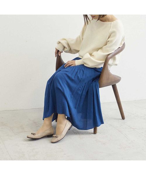 Riz raffinee / リズラフィーネ フラットシューズ | リボン付きローヒールパンプス | 詳細20