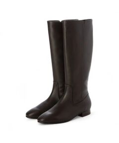 Riz raffinee / リズラフィーネ ブーツ（ロング丈） | 【強撥水】フラットヒールロングブーツ