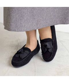 Riz raffinee / リズラフィーネ フラットシューズ | グログランリボンモカシン